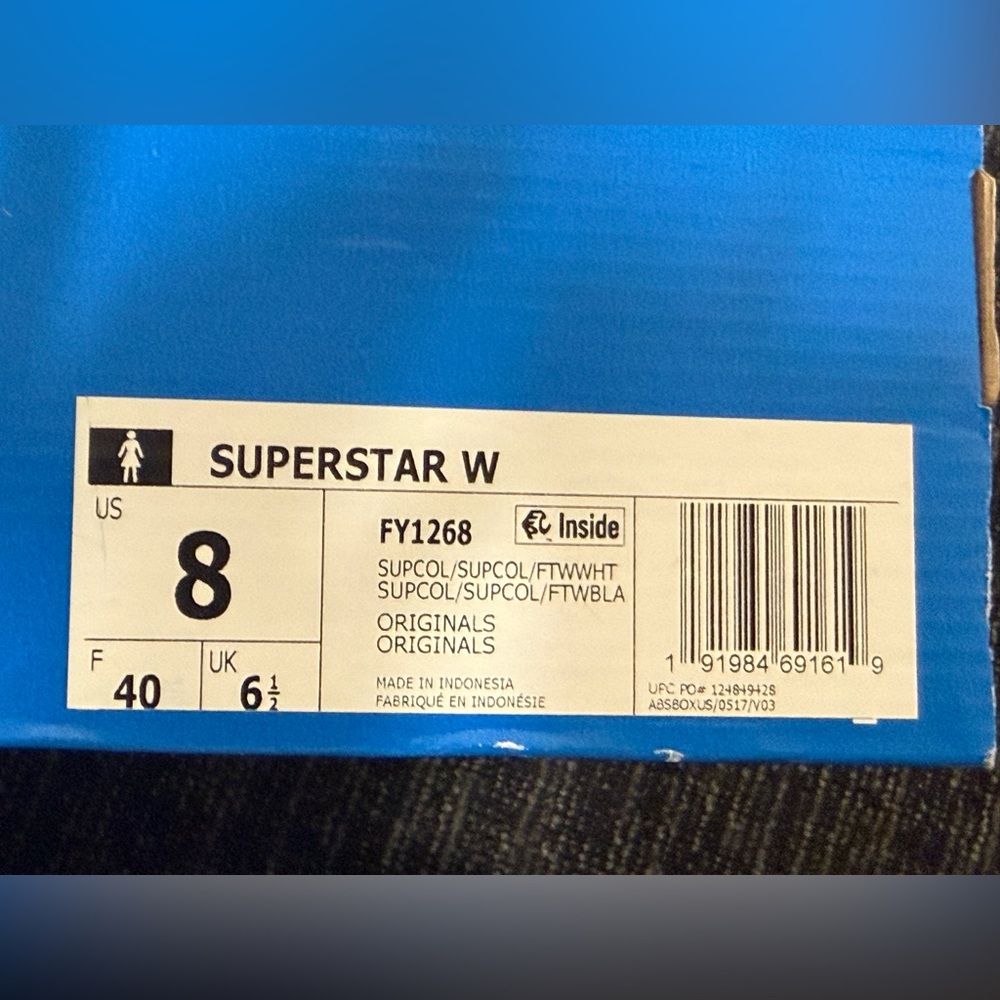 RARE Adidas Superstar W Tie-Dye Sneakers - Picture 9 of 9